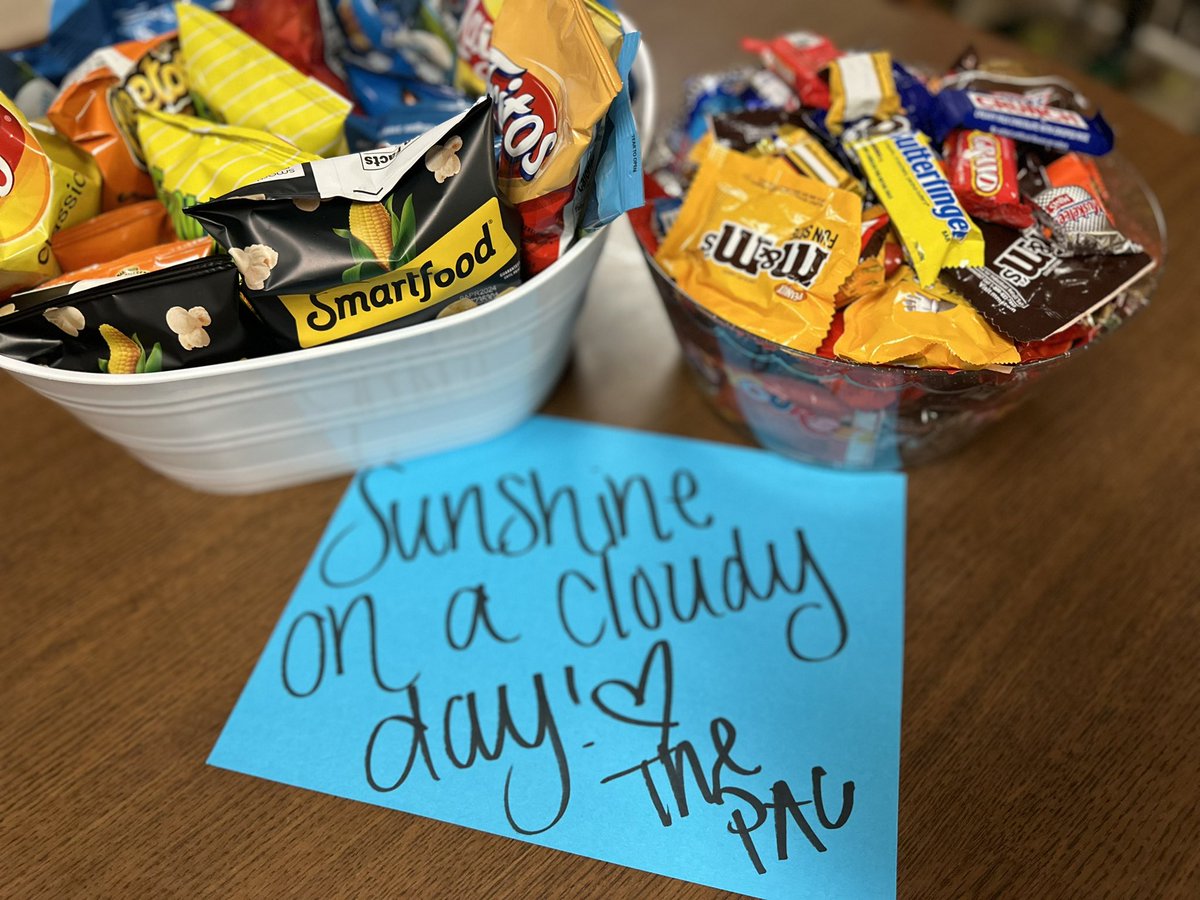 Just a few treats and restock of supplies to bring a little ☀️ to Wildcat teachers &amp; staff on a rainy day!