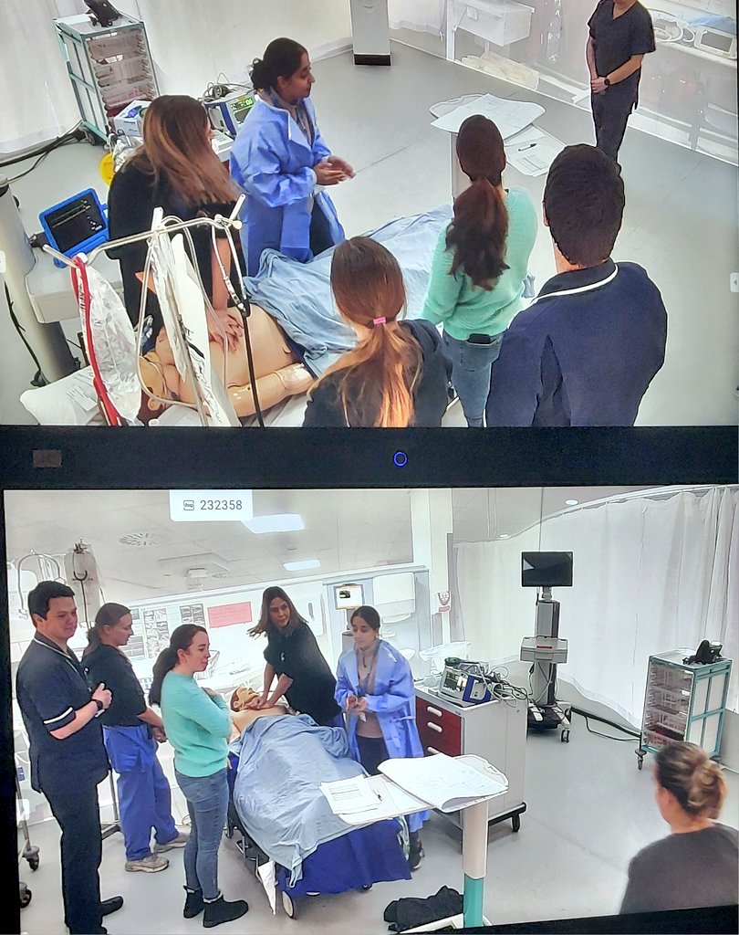 The second run of the new critically ill sims went down well last week. Always a highlight of our week. Being able to run sim well and incorporate humour whilst learning, is a skill and the best kind of learning in our opinion, @prabzilla & @AmiiKnight do it well. @UHNM_NHS #MDT