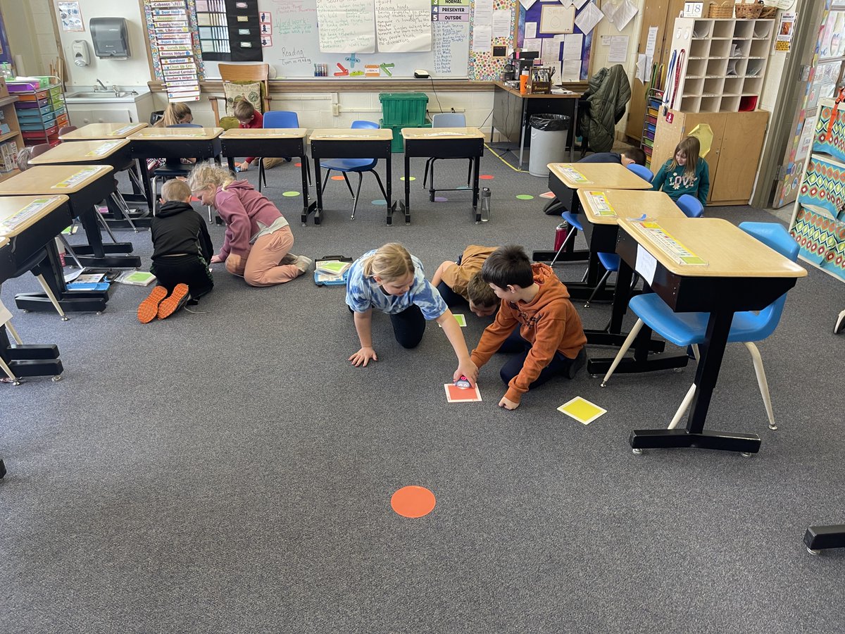 DLGWAEA's tweet photo. 🚀✨ Empowering Education! Our consultant brought Midland Elementary to life last week, using Sphero Indi robots for hands-on programming fun! 🤖💙 Thanks to @GrantWoodAEA for lending the class set! 🌟 #DigitalLearning #TechInEd #CodingFun #MidlandAdventures #GWAEAInnovation ✨ https://t.co/rouQccvfHI