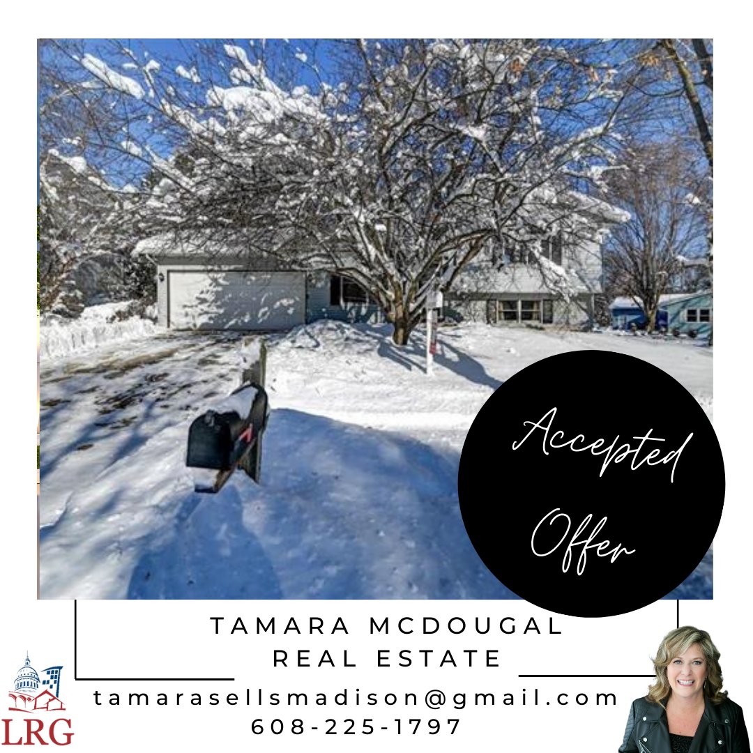 Accepted Offer! Congrats to my Buyers Patrick & Walt!
#tamaramcdougalrealestate #tamarasellsmadison #SOLD #madisonwi #homes #listwithme #buywithme #buying #seller #homesales #LRG #danecountyrealestate #home #sellingagent #buyersagent #listingagent #lauerrealtygroup #newhome