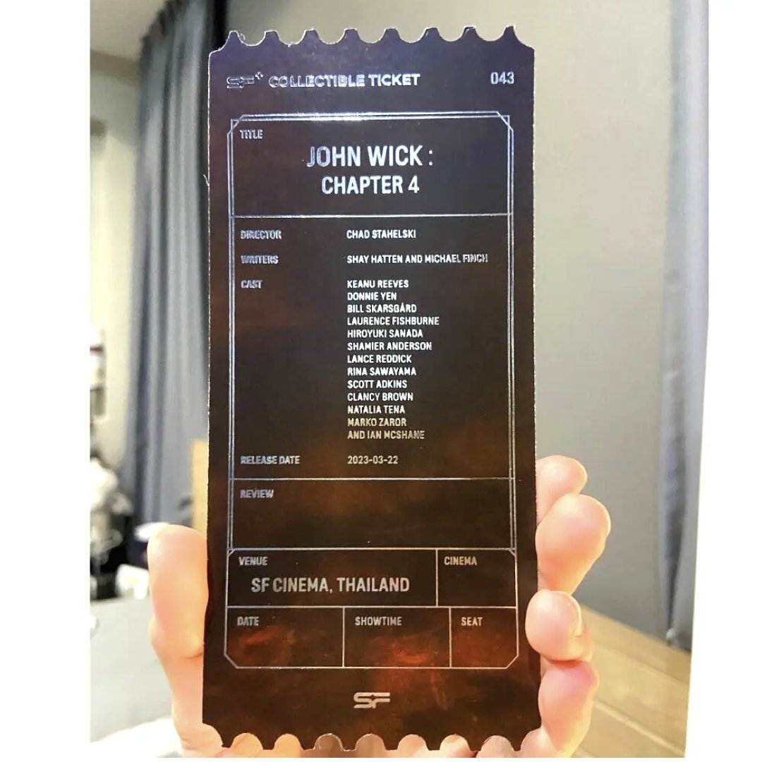 OhBonfire's tweet image. I am begging @AMCTheatres make collectable movie tickets 🥹🙏