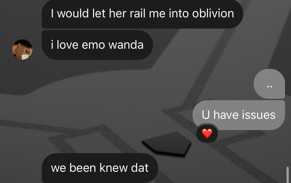 ruen49's tweet image. I swear every bi girl ik says Wanda Maximoff is the hottest character..