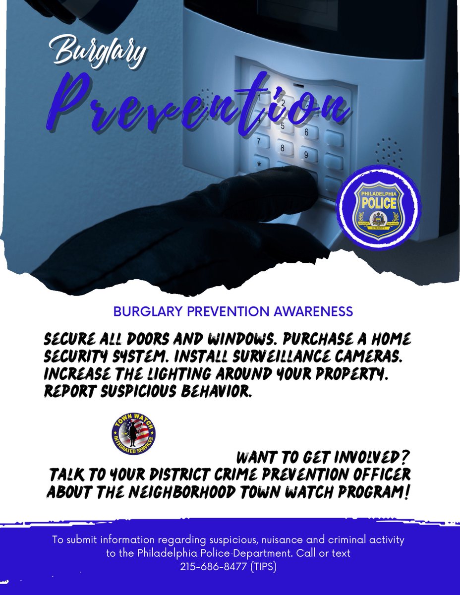 Burglary Prevention Awareness