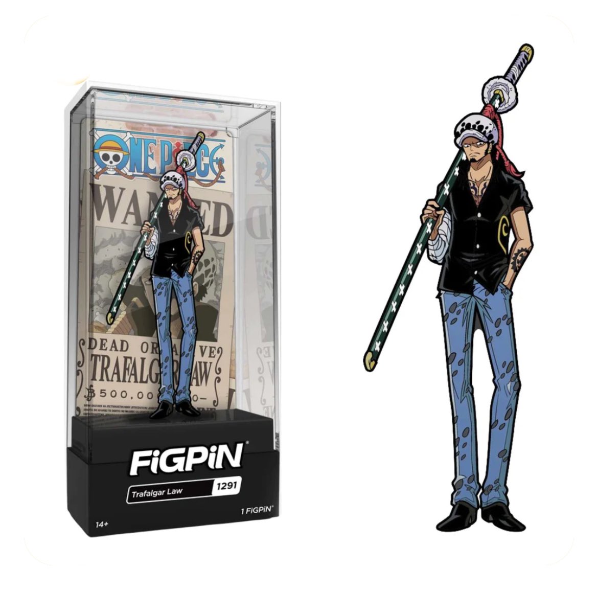 One piece Trafalgar Law FigPin NYCC Exclusive Available at @plasticempire

⭐️ 35.00$
⭐️ Retail Price was 25$
⭐️ Hobbydb Price: 37$
plasticempire.com/products/figpi…

#onepiece #onepieceanime  #onepiecefan #onepiece