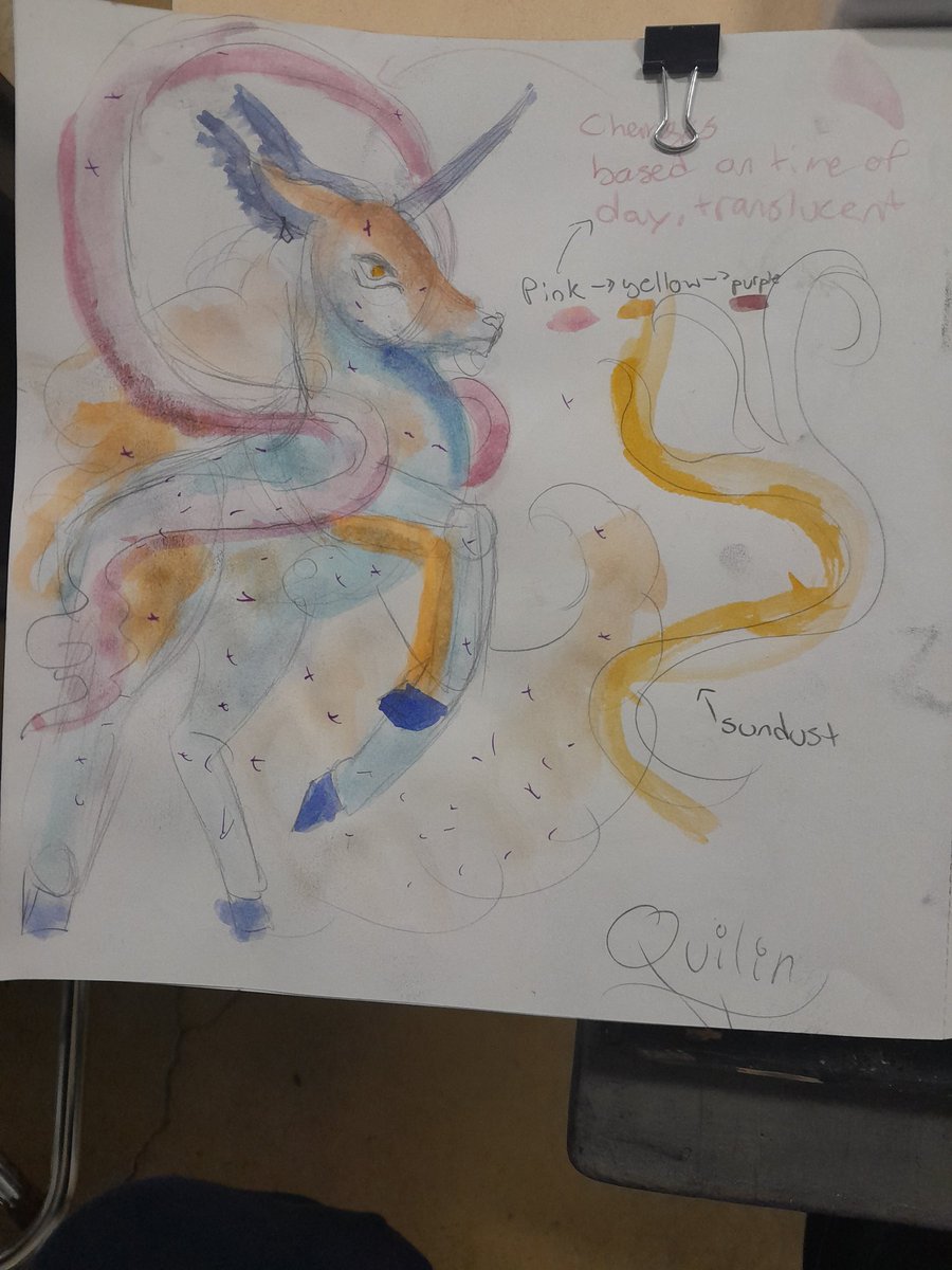I wanted to redesign the Qilin from your happiness so here's one of my more finalized concepts, I want to digitalise it soon

INFO IN THREAD

#rkgk #ocsbass