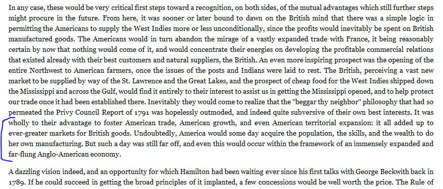Erbhof's tweet photo. On Hamilton's "dazzling" Anglo-rapprochement vision. Was cooking up a very 'special' relationship indeed. Practically begging to be re-colonized. https://t.co/i7WePFgJ7E