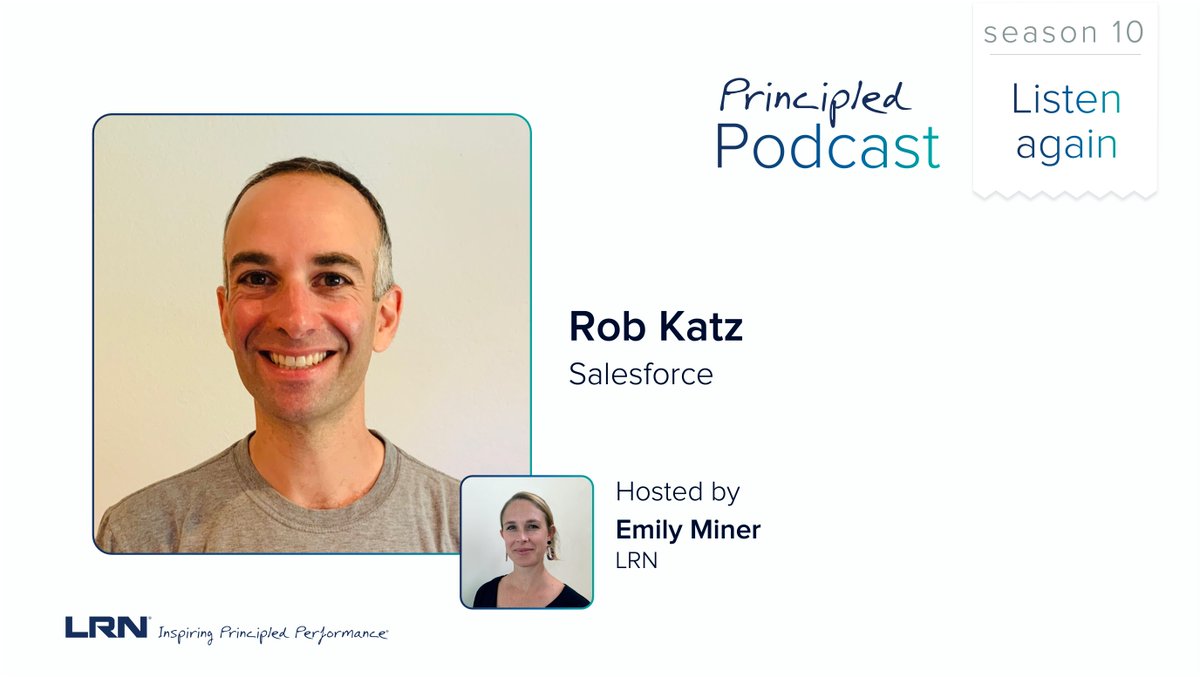 ICYMI: On the #PrincipledPodcast, Emily Miner talks with Rob Katz from @Salesforce about how organizations can better integrate #ethics into the #productdevelopment process—especially with the rise of generative #AI tools. bit.ly/47ImDyV