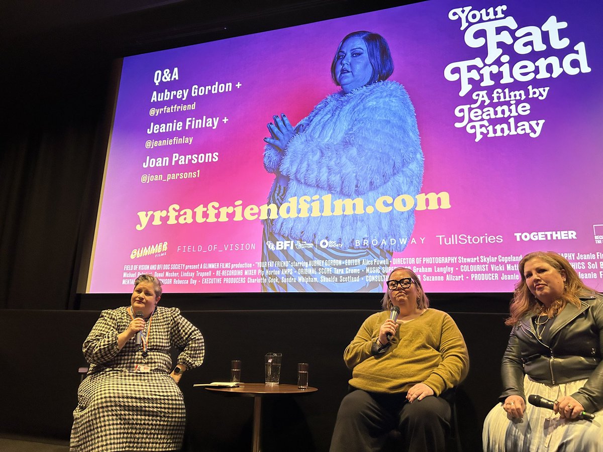 Home from seeing @yrfatfriend @QFTBelfast and may have totally rambled & fangirled at Aubrey Gordon like I was on the Karl Lagerfeld diet @MaintenancePod . Thanks @TimTendo for booking front row seats- loved it.