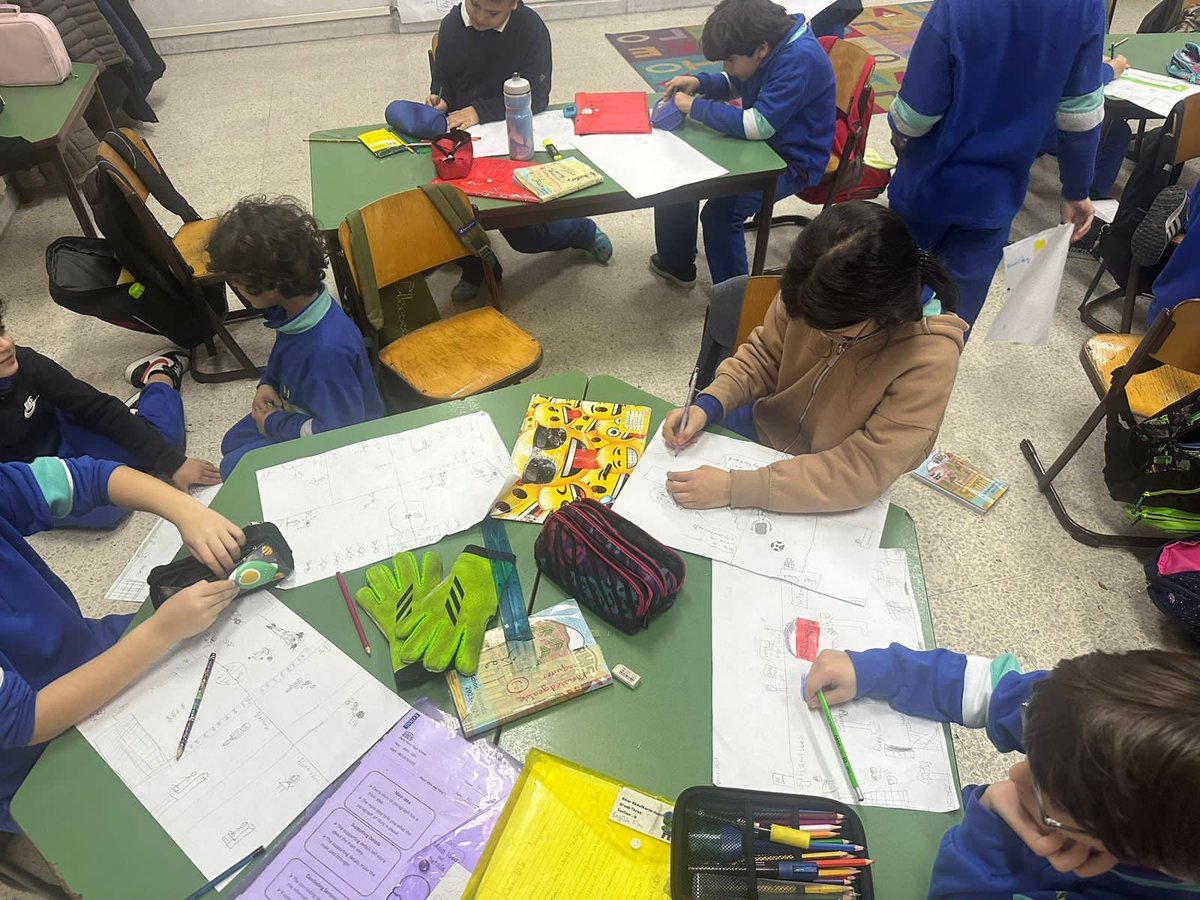 RHHS_Elementary's tweet photo. GR3 students weaving the spirit of learning into their 'Signs and Symbols' unit of inquiry! By crafting new symbols for profile attributes, they're forging connections and embracing the power of education! #EducationForAll #IBInternationalDayofEducation @RHHS_Saida https://t.co/ygMpiKNWIQ