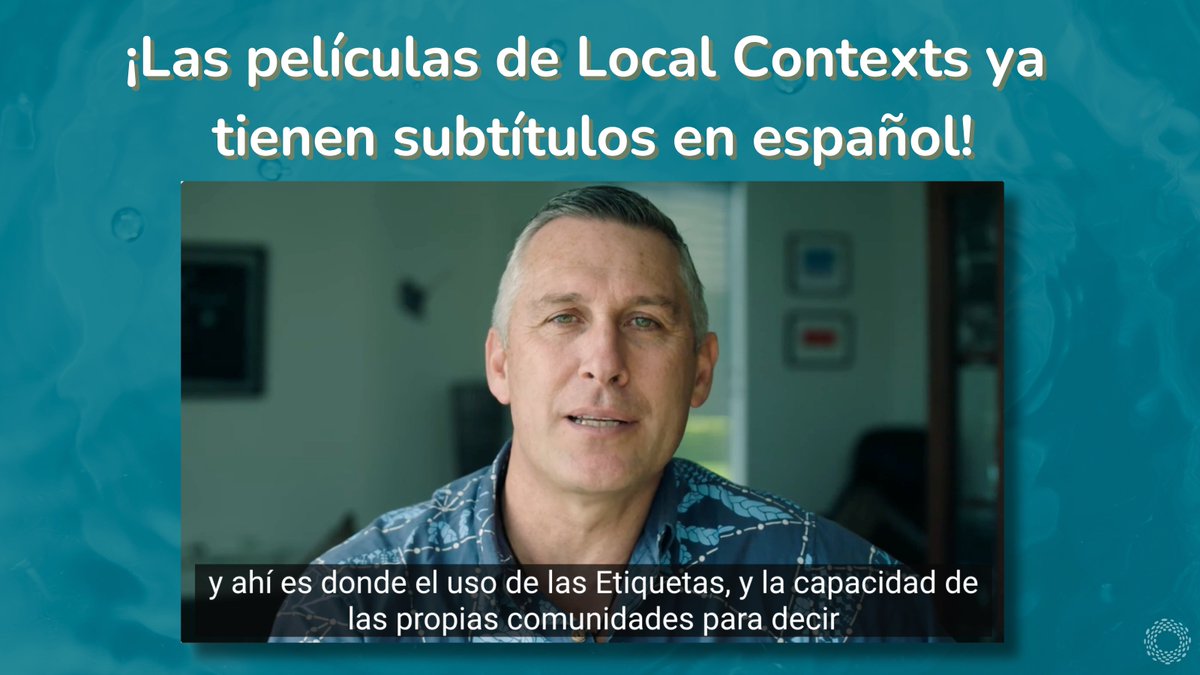 Las versiones subtituladas de película de introducción a Local Contexts y ‘Awasəwehlαwə́lətinα wikəwαmok’ ya están disponibles en nuestro YouTube, Vimeo, y sitio web. Los subtítulos se pueden seleccionar en la configuración del reproductor de video.