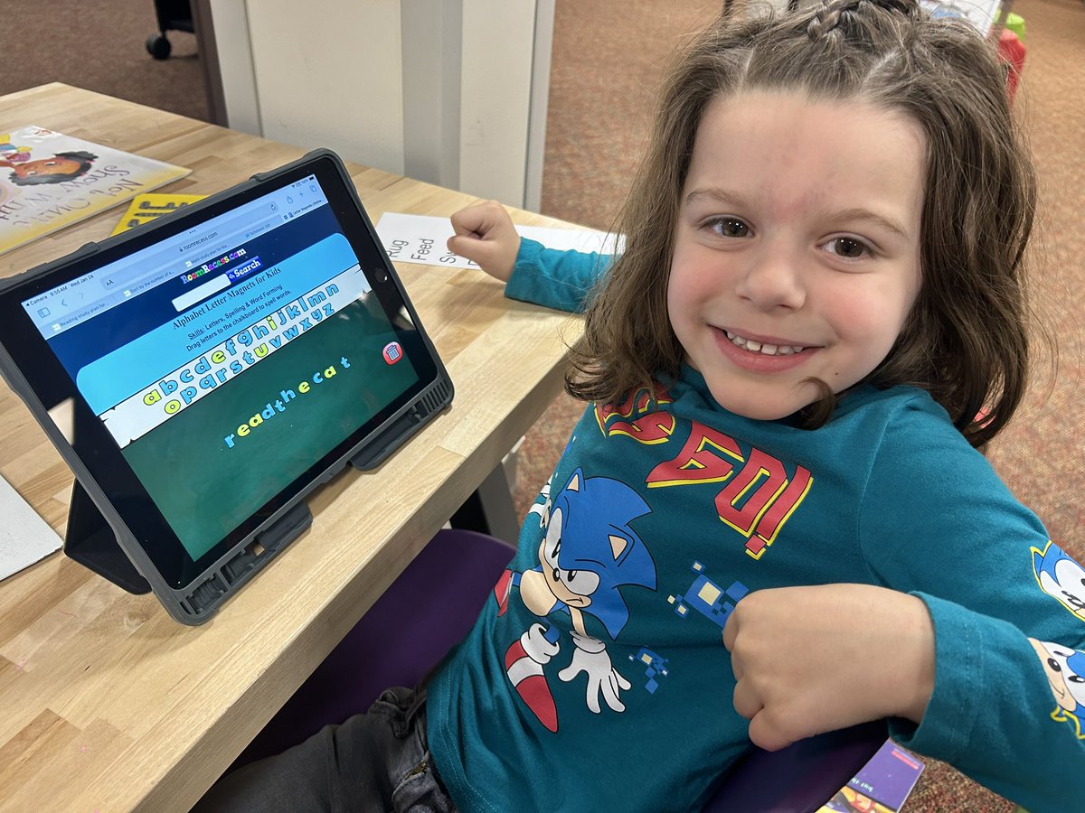Kindergartners loved 🥰 playing with words to create silly 🙃 sentences like we read in our #GoldenSower book 📚 “Bathe the Cat 🐱” by <a href="/AliceBMcGinty/">Alice B. McGinty</a> <a href="/wheeler_mps/">Wheeler Elementary</a>