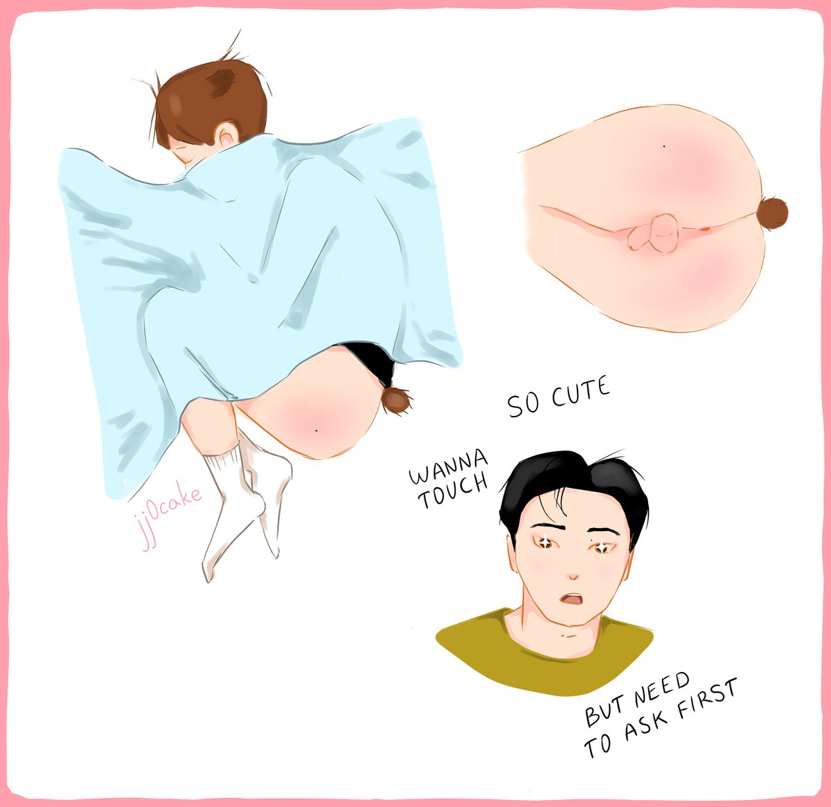 sxnjjxng 🐱🐻
sxn didn't know that jxnghx bear sleeps without his underwear ......