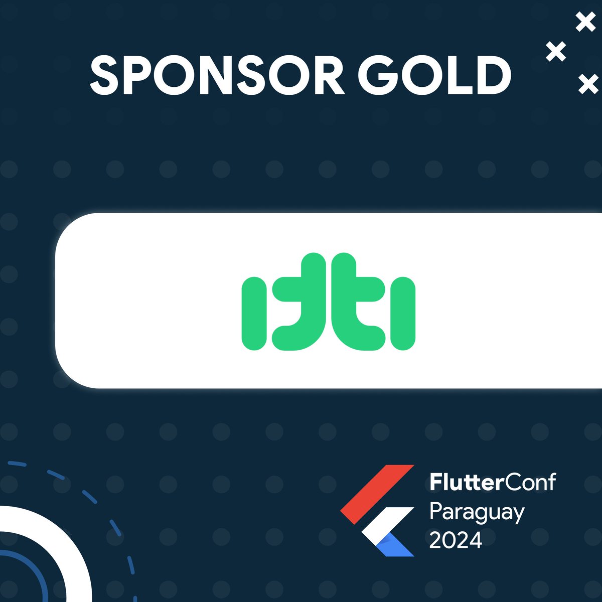 flutter_py's tweet image. 🌟 ¡Damos la bienvenida a Itti como nuestro Sponsor Gold para la #FlutterConfPY 2024! 🏆💻

Su apoyo destaca nuestro compromiso con la innovación y el crecimiento.

¡Gracias por ser parte fundamental de esta experiencia! 🚀🤝

#SponsorGold #Itti #FlutterConfPY2024
