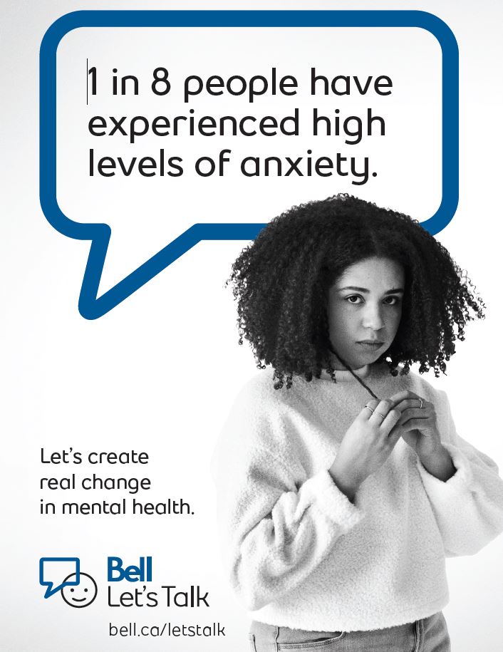 Let's break the silence spread awareness about anxiety! It's okay to not be okay, it's okay to talk about it. Share your experiences, lend an empathetic ear, and let's support each other on this journey. Mental health matters, together, we can make a difference!#BellLetsTalkDay