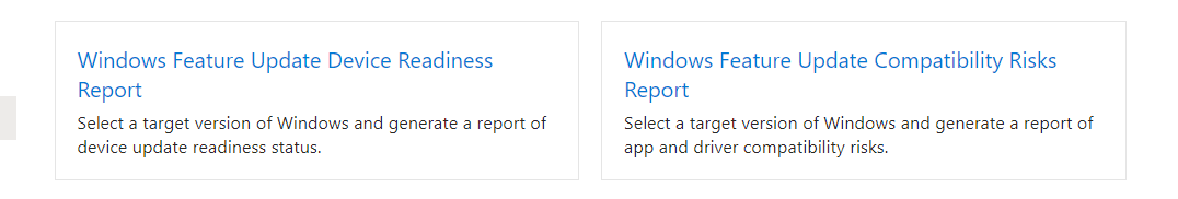 UpdatedavidM's tweet photo. A quick PSA that the Feature Update Compatibility Risks report and Device Readiness reports now have support for Windows 11 23H2.
#Intune https://t.co/FPlPxRnThY
