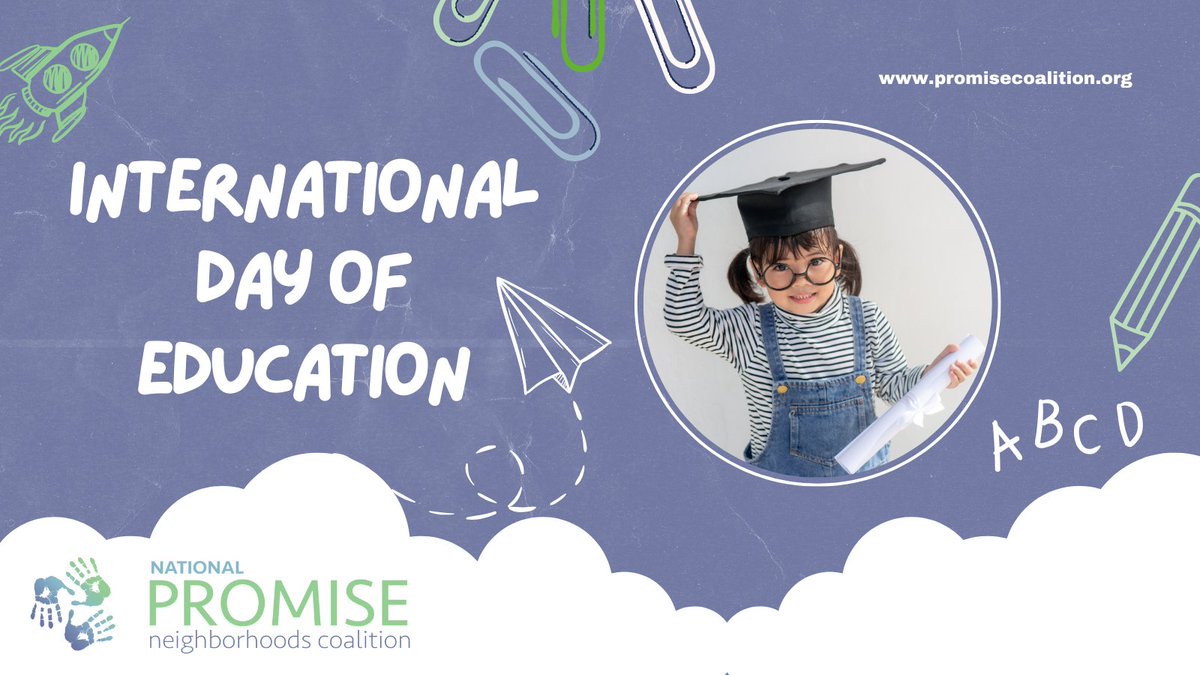 Today, the NPNC joins hands with our member organizations to celebrate #InternationalDayofEducation. The key to empowering each of our communities lies in increased educational opportunities for all. Together, we can make a difference! 💪 #edfunding #promiseneighborhoods