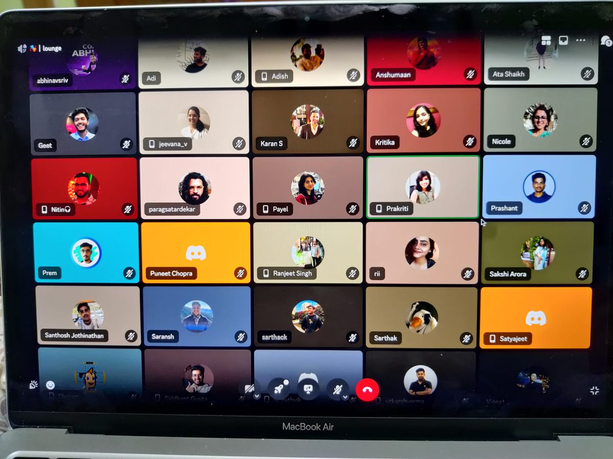 Incredible lounge session led by @theadityapati at <a href="/eraofnocode/">Era of No Code</a>, addressed numerous queries and is undoubtedly going to assist in completing the individual assignment. Looking forward to submitting and receiving feedback with excitement. ✨