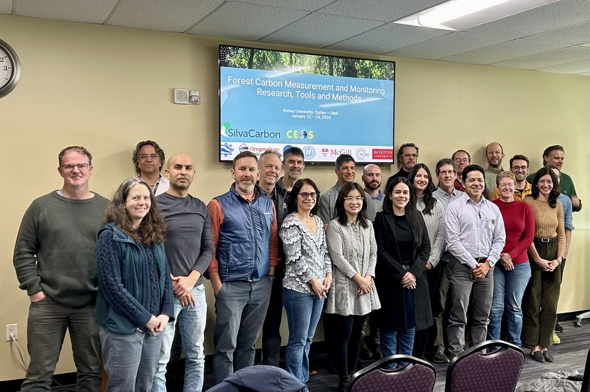 👋Wrapping up our Forest Carbon Measurement and Monitoring Research, Tools, and Methods meeting. We had presentations and focused discussions to identify priorities for research and to develop an action plan the improve the deployment of capacity building to SilvaCarbon countries
