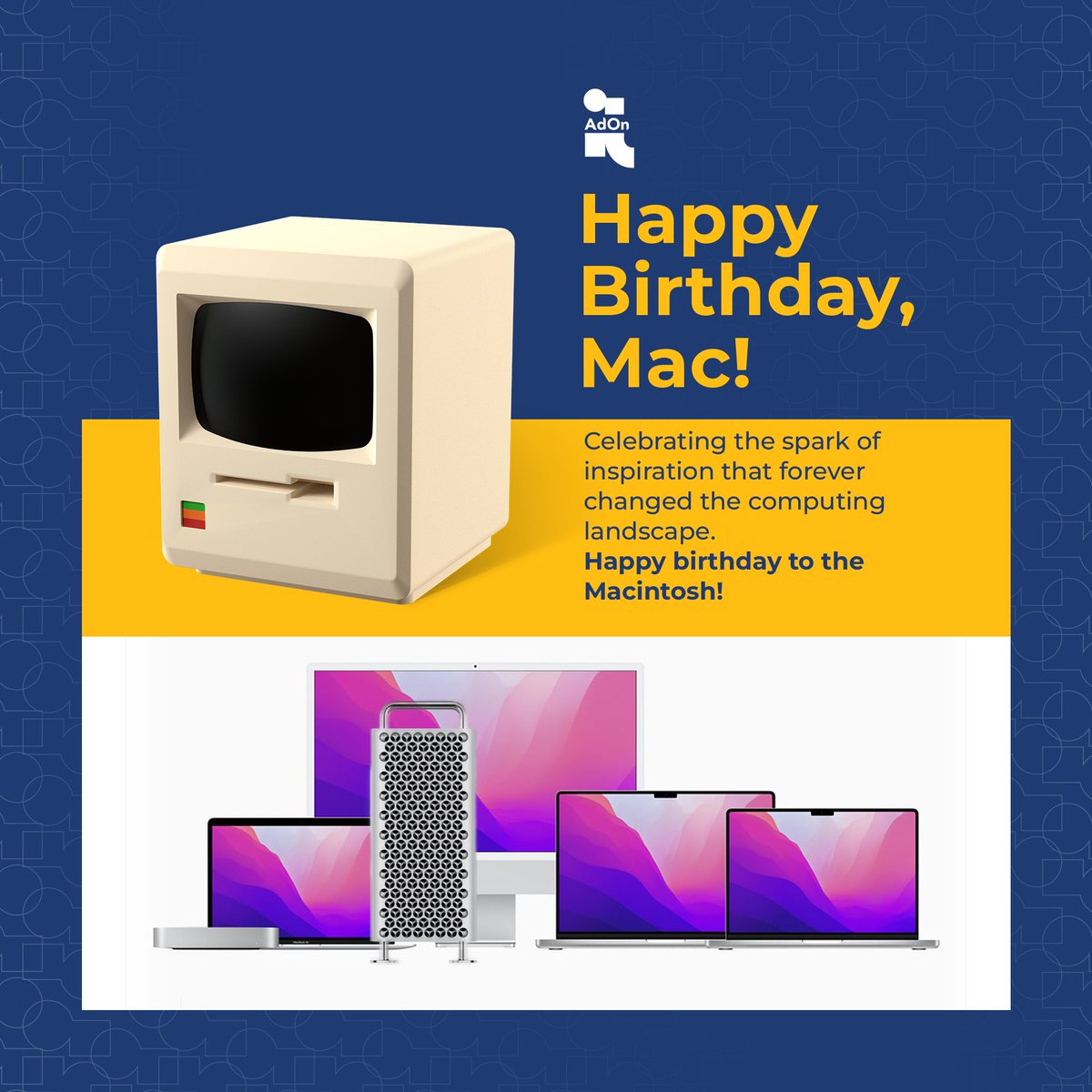 _ITAdOn's tweet image. Cheers to the OG tech legend! 🍏🎉 Happy Birthday to the one and only Apple Macintosh computer – the pioneer that started it all! 🖥️✨ Here&apos;s to decades of innovation and sleek design. 🎂🥳

#ITSupport #ITServices #ITMSP #apple #MacintoshBirthday #CheersToInnovation #ITAdOn