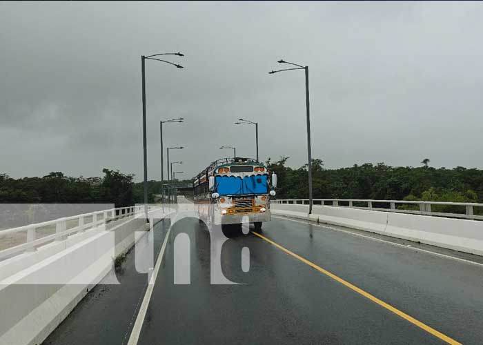 🌉Puente sobre el Río Wawa en el Municipio de Puerto Cabezas, un sueño materializado gracias a la voluntad política del Gobierno para unir al Caribe Norte con el resto del país, fortaleciendo así los polos de desarrollo.🚗

#Nicaragua 
#CaribeNorte