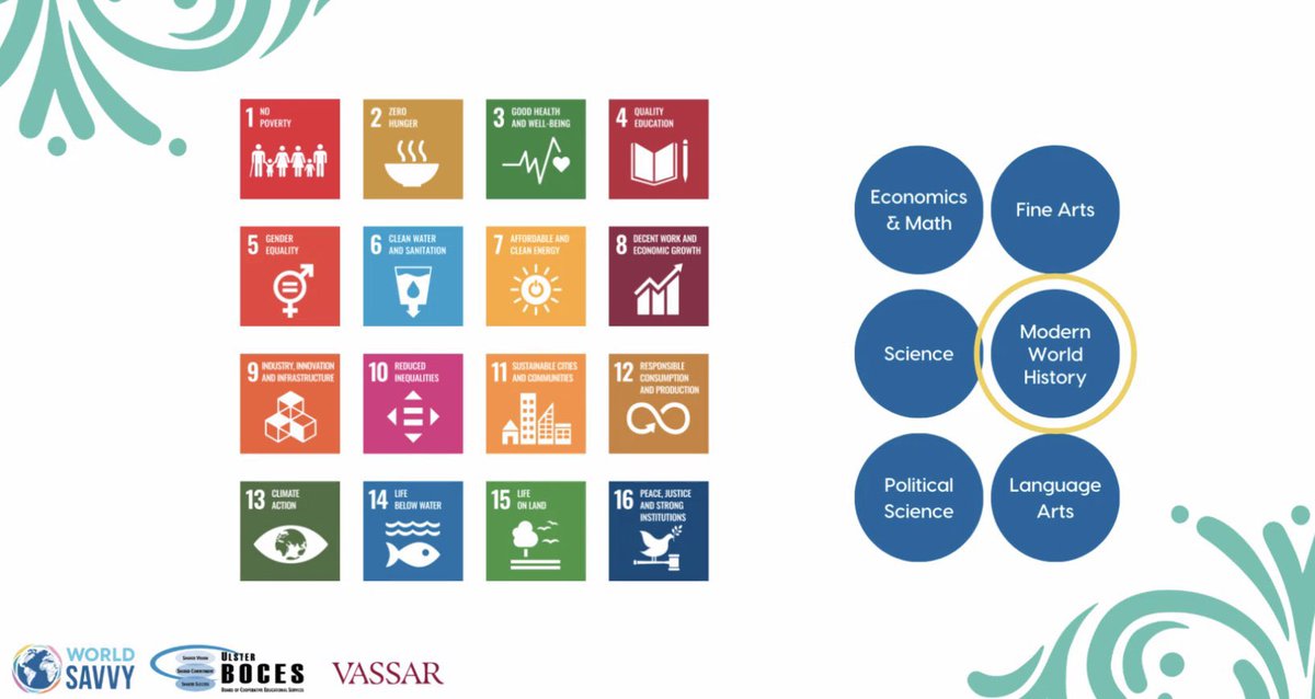 🌎 @EducatorEdge_UB talking about United Nations Department of Economic and Social Affairs Sustainable Developmen sdgs.un.org/goals @SustDev with @WorldSavvy for our Sustainable Futures Summit on #EarthDay2024 April 22, 2024 @Vassar