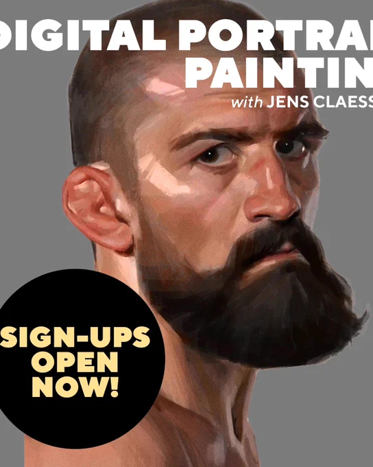 Only 3 spots left for my March Workshop on Underpaintacademy.com. From simple ballpoint sketches to complex digital paintings, we'll cover it all!