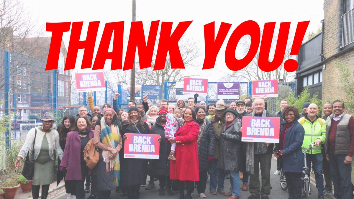 Thank you to <a href="/lewishamlabour/">Lewisham Labour</a> members for selecting me as Labour’s candidate to be the next Mayor of Lewisham.

I’ve spoken to so many members over the last few days and hearing your passion for Lewisham has been inspiring.

Thank you to my fantastic colleague @AmandadeRyk who ran