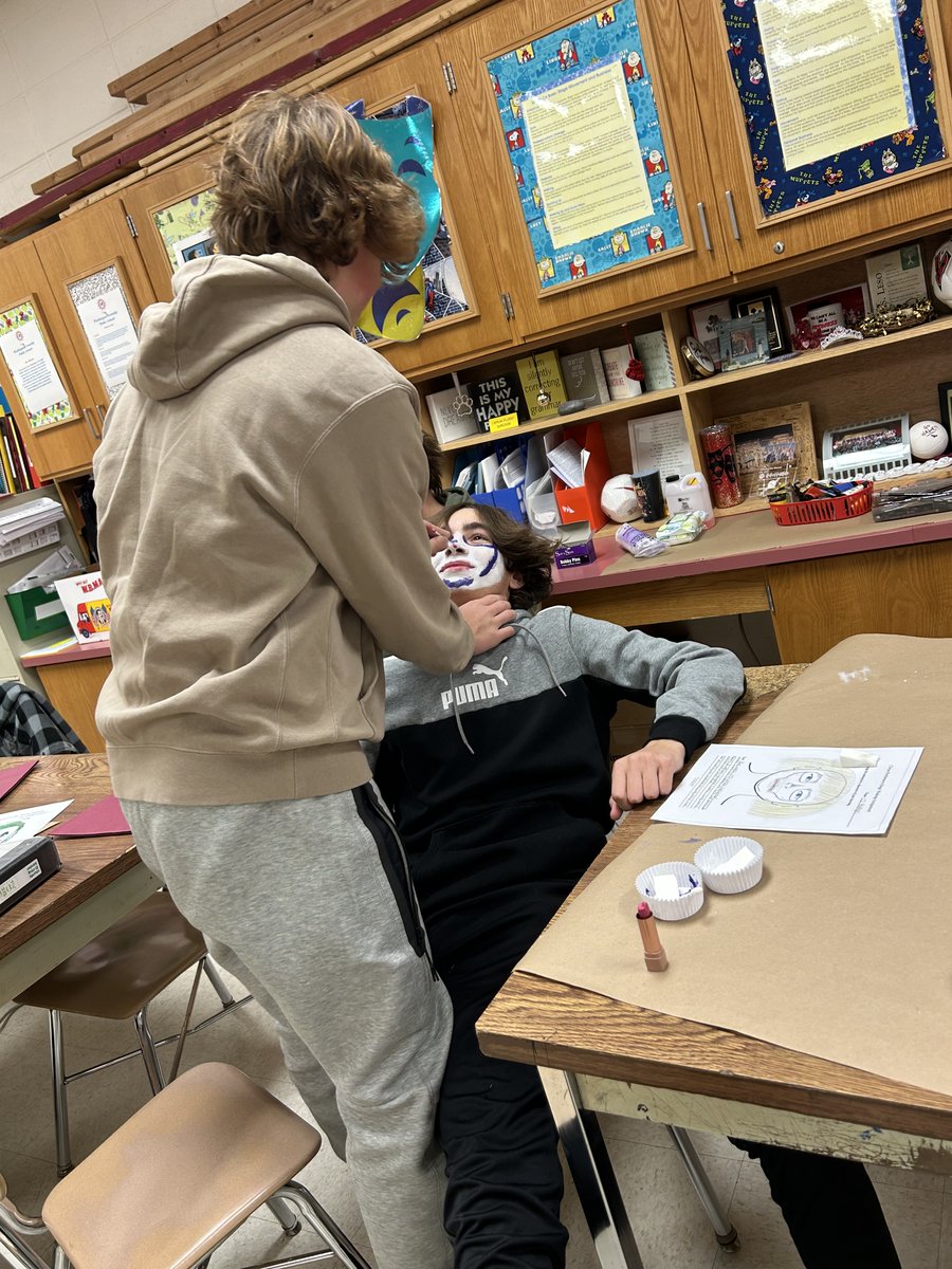 Officialovms (@officialovms) on Twitter photo Fun in Drama Class! 8th Graders practiced applying stage make up to each other in Ms. Leso's Drama class. <a href="/OVMSPrincipal/">Kayla Berry</a> @MrZ_OVMS <a href="/TWPSchools/">Wash. Twp. Schools</a> <a href="/EricMHibbs/">Eric Hibbs</a> @WTDirectorDEIB Fun in Drama Class! 8th Graders practiced applying stage make up to each other in Ms. Leso's Drama class. <a href="/OVMSPrincipal/">Kayla Berry</a> @MrZ_OVMS <a href="/TWPSchools/">Wash. Twp. Schools</a> <a href="/EricMHibbs/">Eric Hibbs</a> @WTDirectorDEIB
