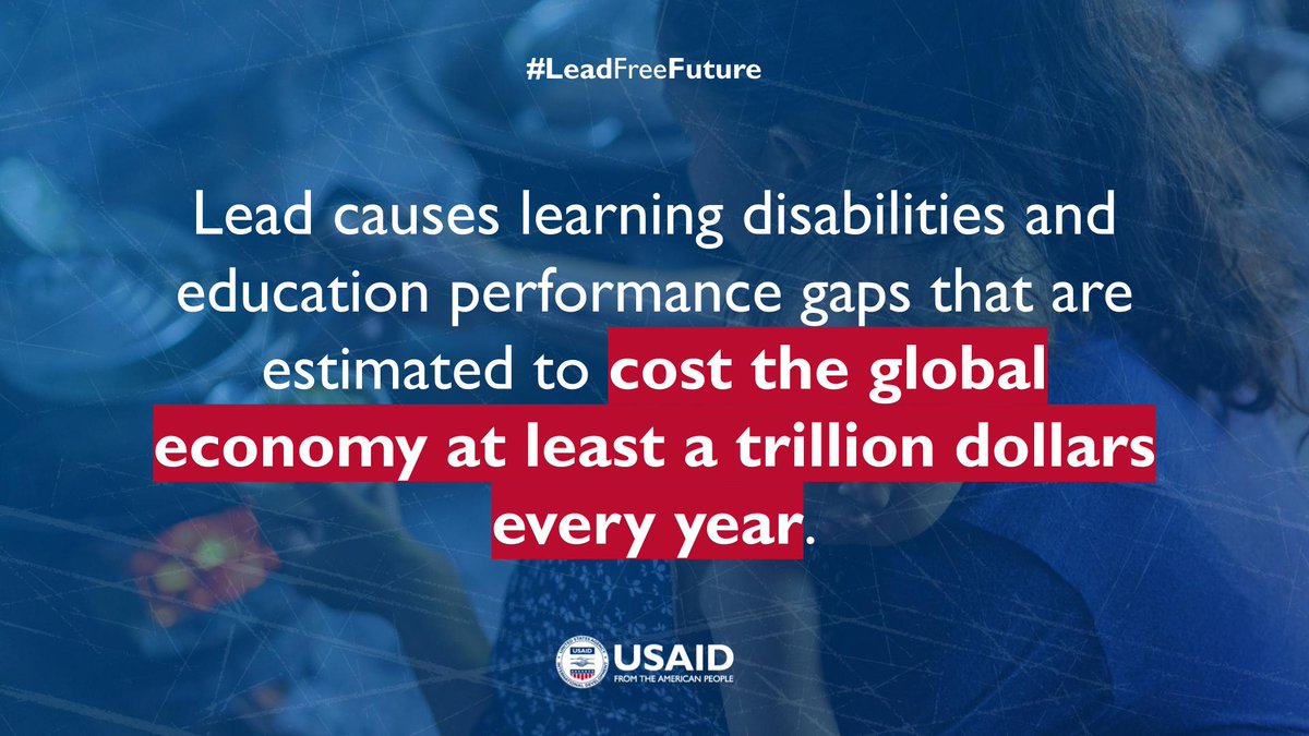 Education plays a foundational role in sustainable development. #EducationDay is a reminder that we need to tackle challenges — like lead poisoning — that impact students’ education outcomes and prevent them from reaching their full potential. #LeadFreeFuture