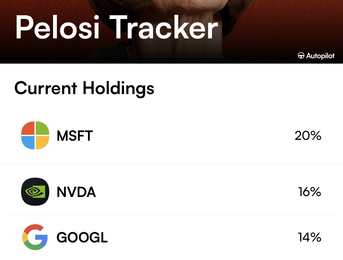 BREAKING 🚨:

The U.S. Government has just announced that they're partnering with Google, Microsoft, &amp; Nvidia on a brand new AI research program

Pelosi owns shares in all three of those companies

Wild.