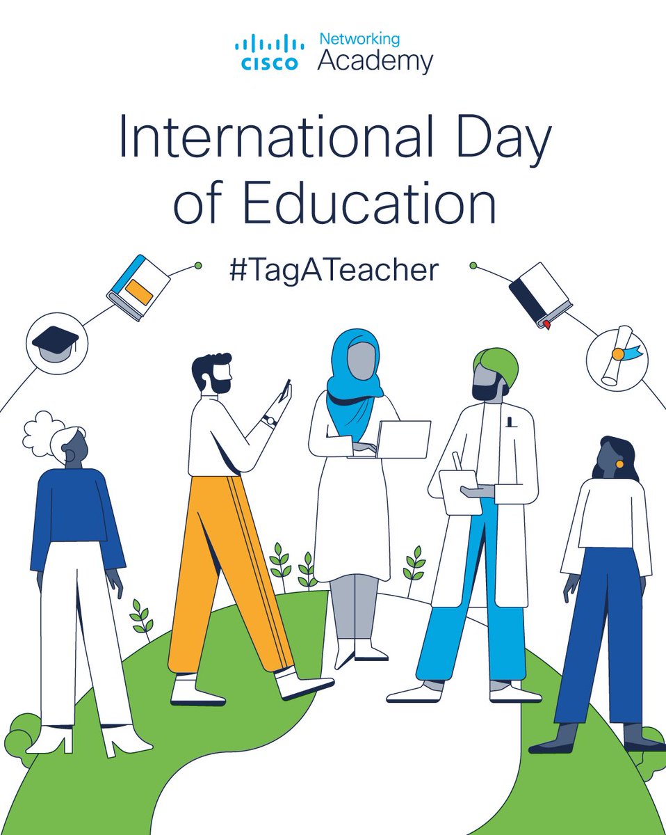 Tag a Teacher (Instructor) and say something nice 😊.
#InternationalDayOfEducation