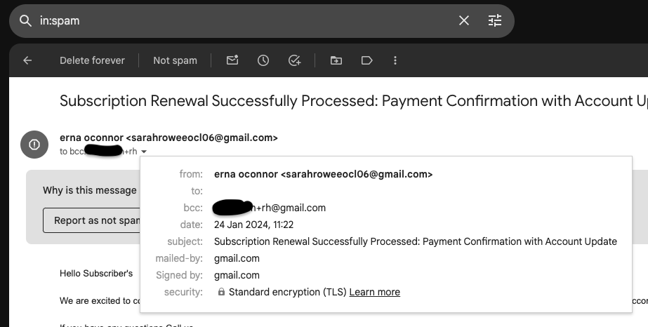 I've now started getting spam thanks to the <a href="/RobinhoodApp/">Robinhood</a> data breach.