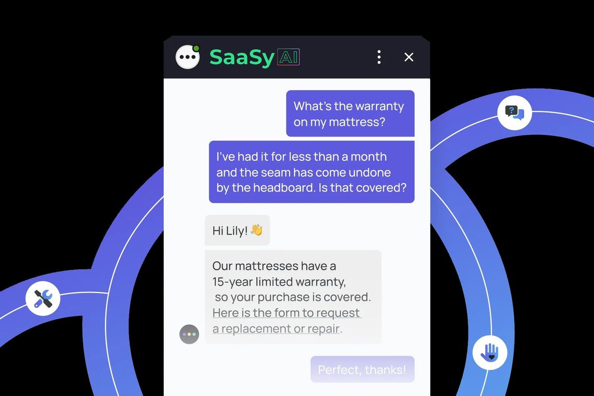 TheSaasyPeople's tweet image. Unlock 24/7 support &amp;amp; cutting-edge tech with #SaaSyAI &amp;amp; allow your team time to focus on the most meaningful tasks. Utilise SaaSy AI for:
🤖 Triaging
🤖 Signposting customers to articles
🤖 Recommending knowledge bases within your website 
buff.ly/3U4ZUtM 

#getsaasy #CX