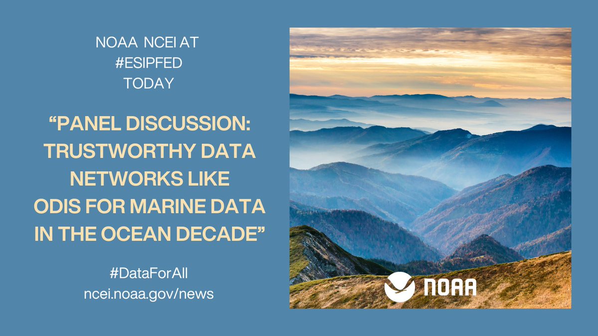 NOAANCEI's tweet image. 🌐 In honor of International Day of Education, join our Earth science data thinkers and leaders by attending the session: “Panel Discussion of Trustworthy Data Networks like ODIS for Marine Data in the Ocean Decade.” bit.ly/NCEIatJanuaryE… @ESIPfed #DataForAll