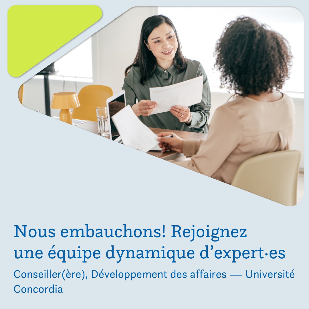 Mitacs (@mitacscanada) on Twitter photo NousâŻrecherchonsâŻunâŻouâŻuneâŻConseiller(Ăšre), DĂ©veloppement des affaires â <a href="/Concordia/">Concordia University</a> Ă #MontrĂ©al, #QuĂ©bec đow.ly/gn2y50QrqCr
#MTL #QC #carriere #opportunite #Mitacs NousâŻrecherchonsâŻunâŻouâŻuneâŻConseiller(Ăšre), DĂ©veloppement des affaires â <a href="/Concordia/">Concordia University</a> Ă #MontrĂ©al, #QuĂ©bec đow.ly/gn2y50QrqCr
#MTL #QC #carriere #opportunite #Mitacs