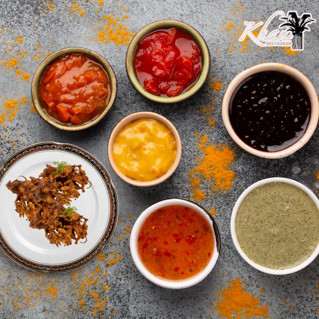 KhansRestaurant's tweet photo. Start your Khan's dining adventure with a tantalising array of flavours and textures from our Starter Menu! 

From crispy bhaji's to chutneys and samosas, there's something for everyone's tastebuds: https://t.co/MMIfr3GYPO https://t.co/COfwHtz160