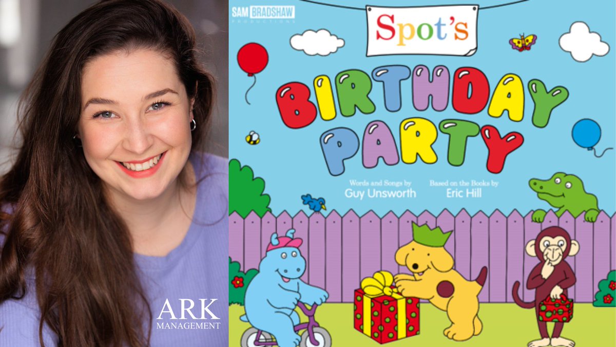 Ark Management (@arkmgmt) on Twitter photo JESSICA FRIEND (<a href="/jessicafriend29/">Jessica Friend</a>) next plays Sally/Mum/Helen the Hippo in SPOT'S BIRTHDAY PARTY for Sam Bradshaw Productions.
The show tours the UK this Spring and is part of the line-up at KidsFest in Singapore in February. JESSICA FRIEND (<a href="/jessicafriend29/">Jessica Friend</a>) next plays Sally/Mum/Helen the Hippo in SPOT'S BIRTHDAY PARTY for Sam Bradshaw Productions.
The show tours the UK this Spring and is part of the line-up at KidsFest in Singapore in February.