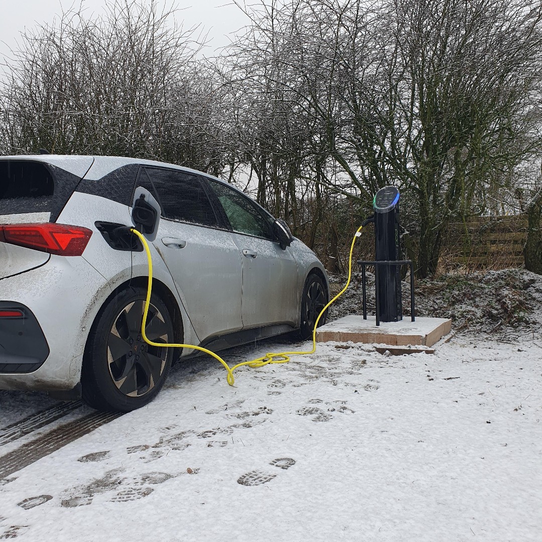 WWTCaerlaverock's tweet photo. ⚡ We've recently had an EV charge point installed! ⚡
It is on the #PodPoint network so make sure you have the #PodPointApp downloaded on your smartphone before heading our way.
Thanks to volunteer Bob's car for modelling
📸 Marianne Nicholson
@Pod_point #EV #NetZero https://t.co/OFDZw9Y5mn