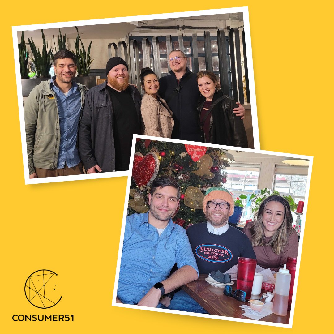 Blake's in town! A great excuse to get the team together. We're ready to make 2024 an incredible year together. Let's do this! 🎉 #Consumer51