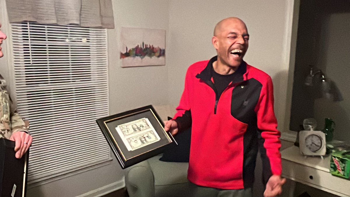 BG Davis and COL McFarland traveled to the home of recently retired CSM Sheckles to present a late retirement award.

COL McFarlane reflects, “ If we forget, or begin to take people for granted, they will inevitably begin to feel underappreciated and performance will suffer.”