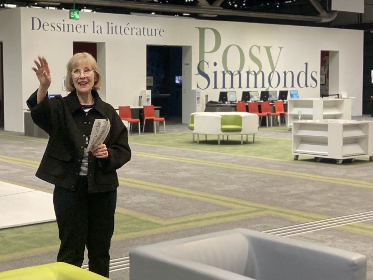 [BRAVO👏] Posy Simmonds, lauréate du Grand Prix 2024 du <a href="/bdangouleme/">Festival d'Angoulême</a> ‼️ 
Immense bonheur à la Bpi 🥰
Venez découvrir l'exposition Posy Simmonds, dessiner la littérature jusqu'au 1er avril agenda.bpi.fr/evenement/posy…