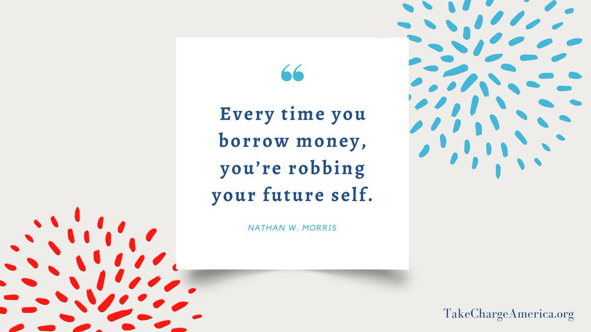 TCAsolutions's tweet image. Think before you borrow. #WednesdayWisdom #quote #quotes