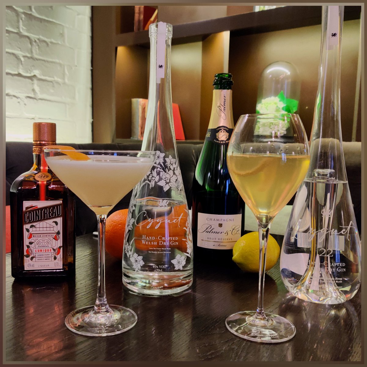 Tomorrow
- Santes Dwynwen's Day - 
<a href="/Odettes_rest/">Odettes Restaurant</a> <a href="/Brynwchef/">Bryn Williams</a>
with special <a href="/CygnetGin/">Cygnet Distillery</a> cocktails
as an aperitif 🍸