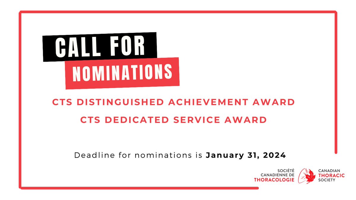 Last chance! Nominate a deserving colleague for the CTS Distinguished Achievement Award shorturl.at/owAT6 & the CTS Dedicated Service Award shorturl.at/jryEL. Nominations close on January 31, 2024.