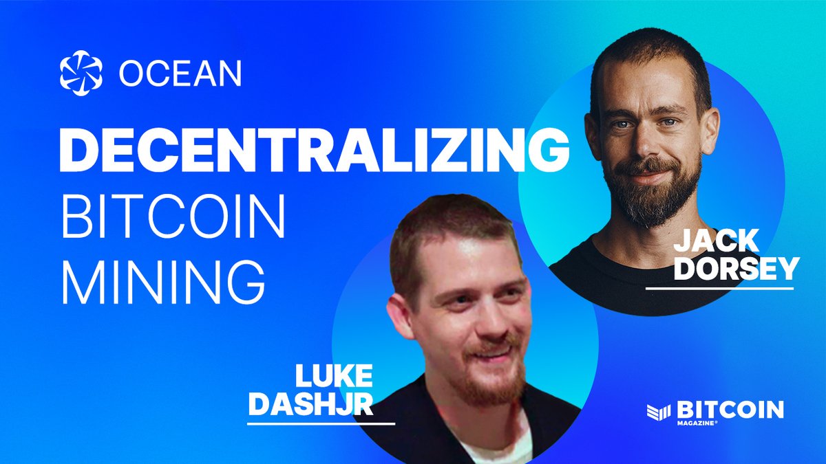 Spoke with @jack and @LukeDashjr at the Ocean launch event 👇