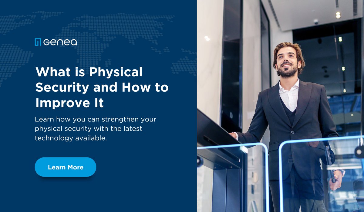 GetGenea's tweet image. Learn how you can strengthen your physical security with the latest technology available. #physicalsecurity #geneacloudsecurity #buildingsecurity hubs.la/Q02hBRqr0