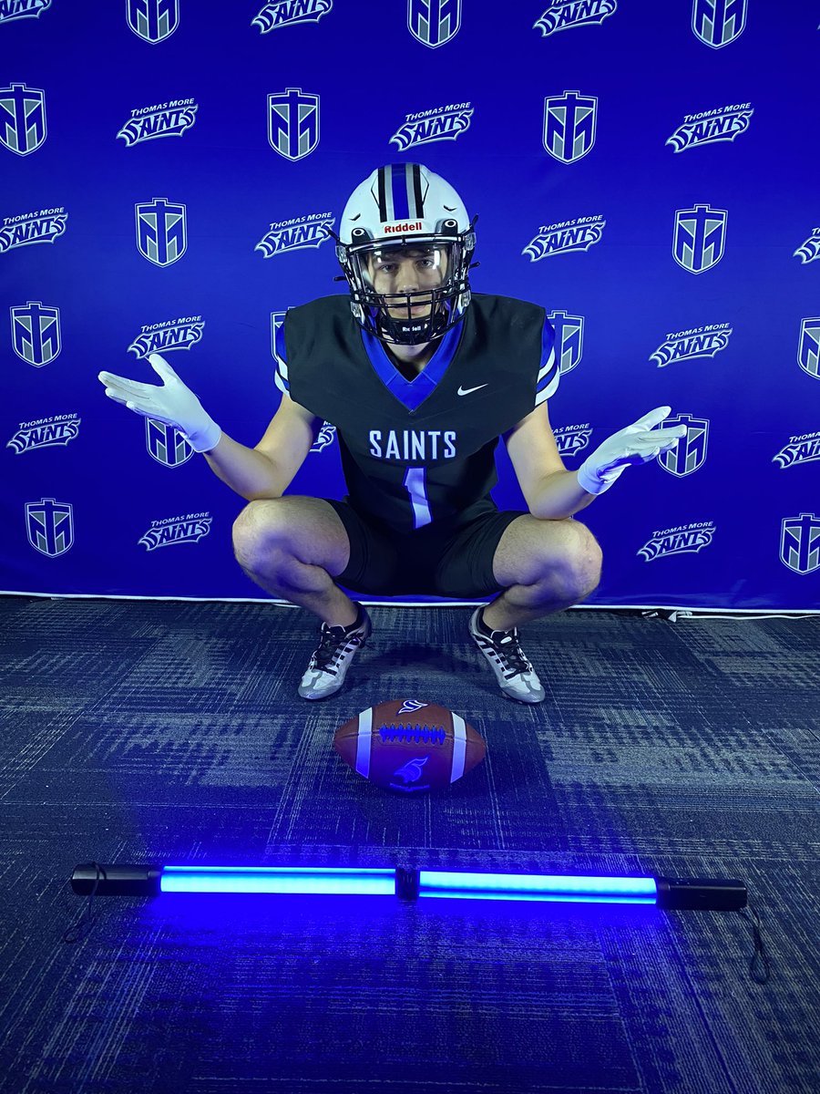 Had a great visit today at Thomas more. Thank you to all the coaches @CoachFookes