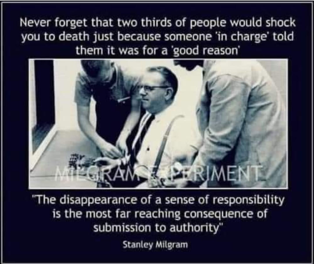 #Authority #MedicalProfession #Experiment

#Milgram
