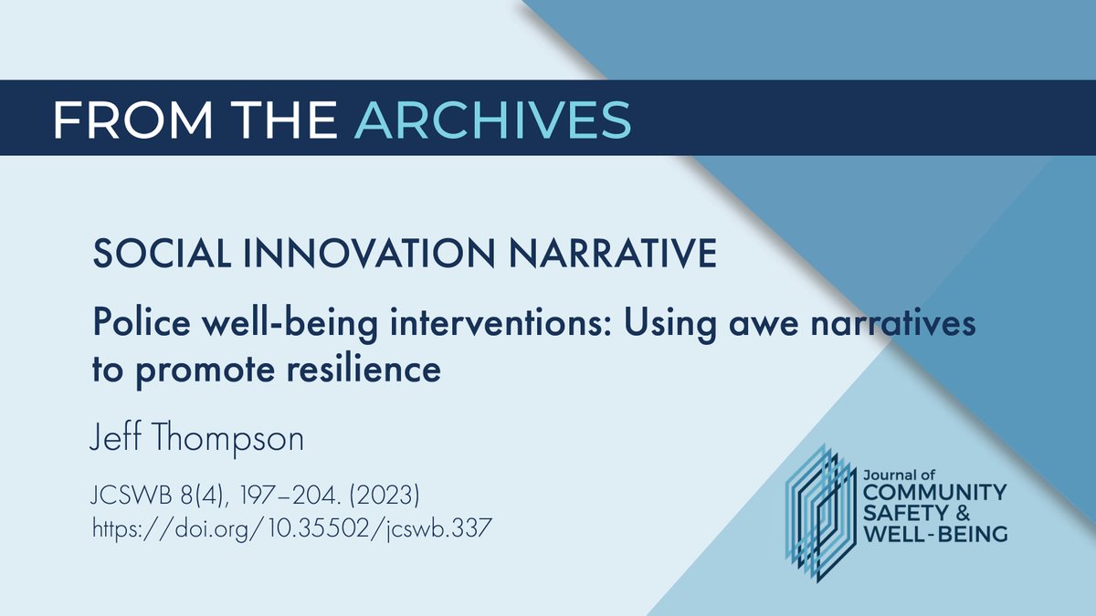 It’s #BellLetsTalk day. As we focus today on mental health, we invite you to read this article from our archives published last year by @Jefftphd: doi.org/10.35502/jcswb…