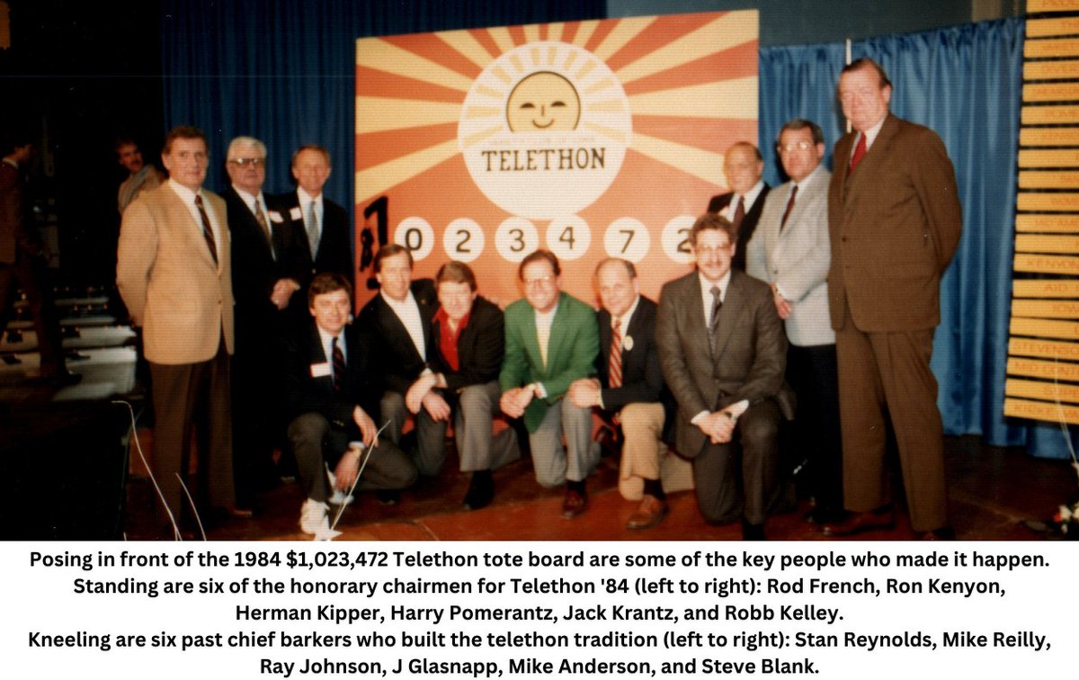 VarietyIowa's tweet photo. Variety’s 10th Telethon marked a historic milestone – the first time we hit a million-dollar fundraising total! 

It was a momentous occasion, as stated in a 1984 newsletter: https://t.co/6BsYMCrpW9 https://t.co/2SX7XOxUoV